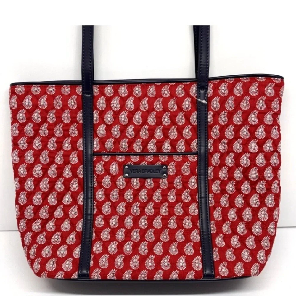 Vera Bradley Red and Black Laptop Bag/Tote